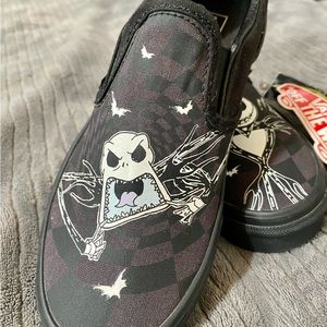 Nightmare Before Christmas slip-on Vans. Brand new never worn.
